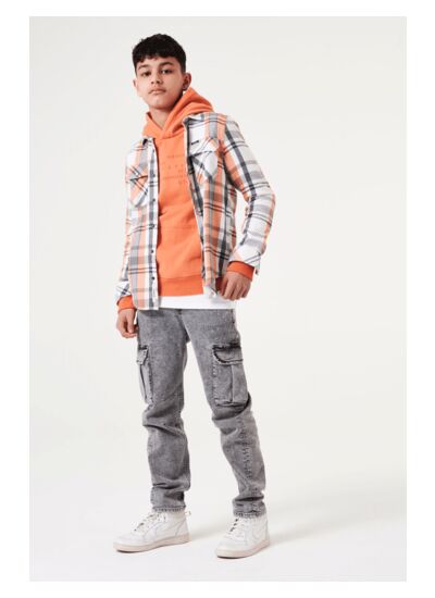 Boys Jeans W43510 Dad fit Gray
