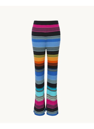 Pantalon NOELA Pantalon évasé cachemire et soie