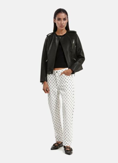 The kooples Blouson cuir a zip femme