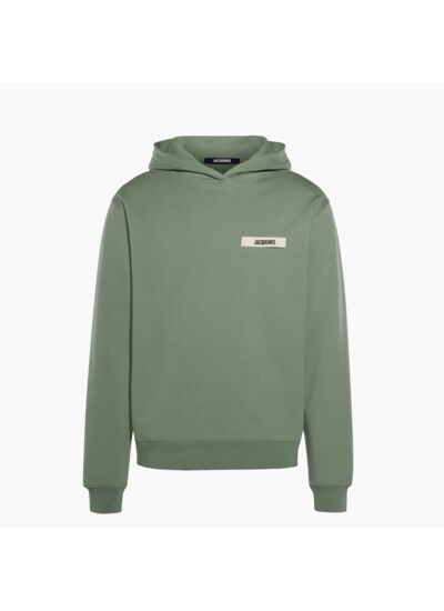 Jacquemus Hoodie Gros Grain Vert clair