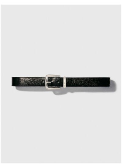 Ceinture en cuir et boucle carrée