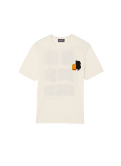 T-shirt ultrafin imprimé - Homme - NATUREL