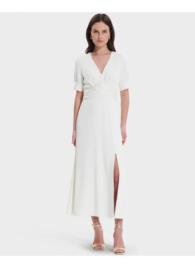 Robe Roseau Ecru en Polyester
