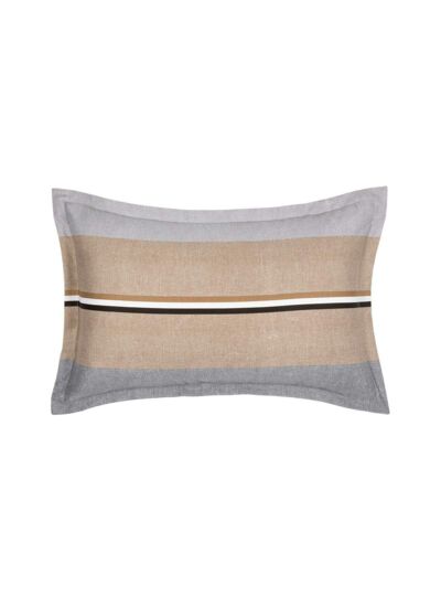 BOSS Home - Taie d'oreiller en satin de coton, Iconic Stripe