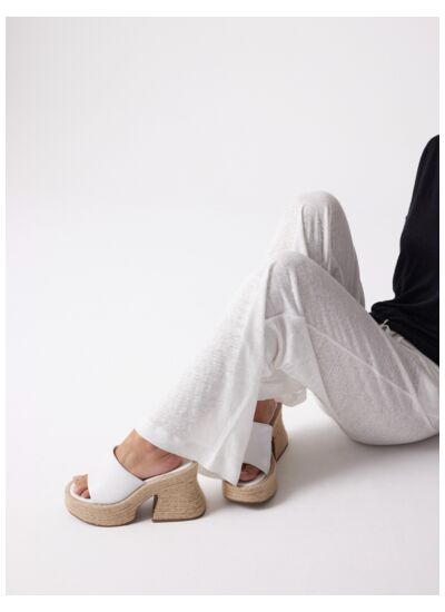 Pantalon lin Satine ECRU