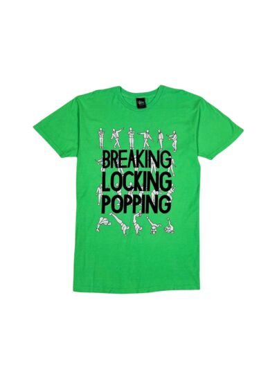 Stussy T-Shirt - Breaking Locking - Vert