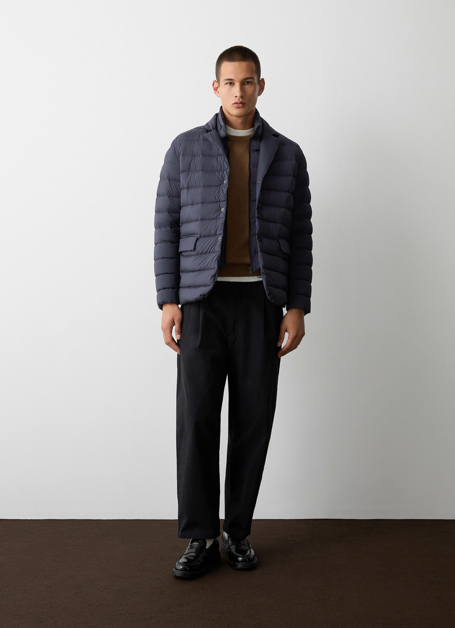 Blazer stretch en duvet super mat