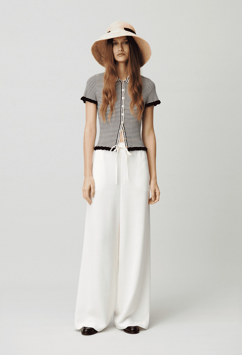 Pantalon fluide élastiqué