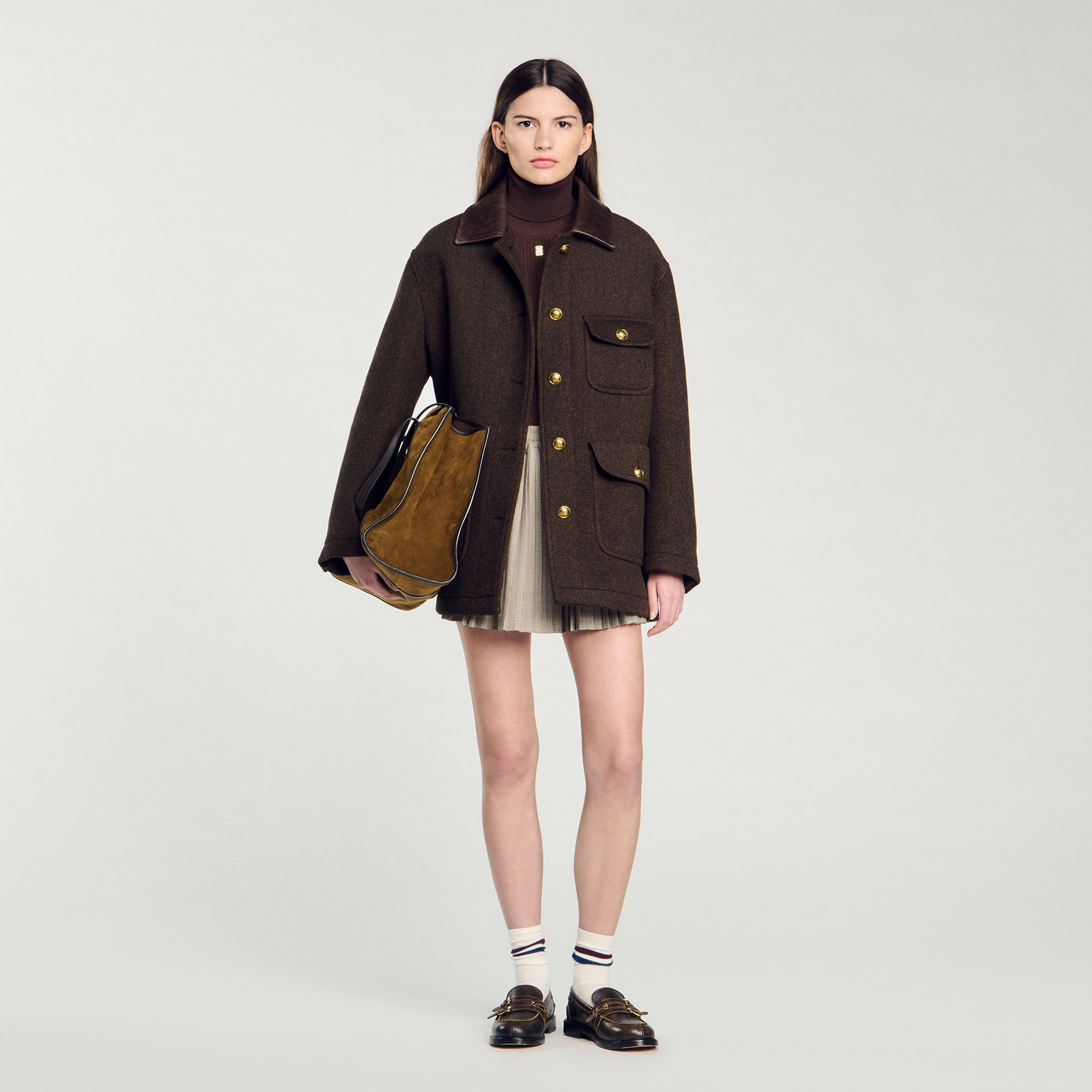 Manteau en tweed