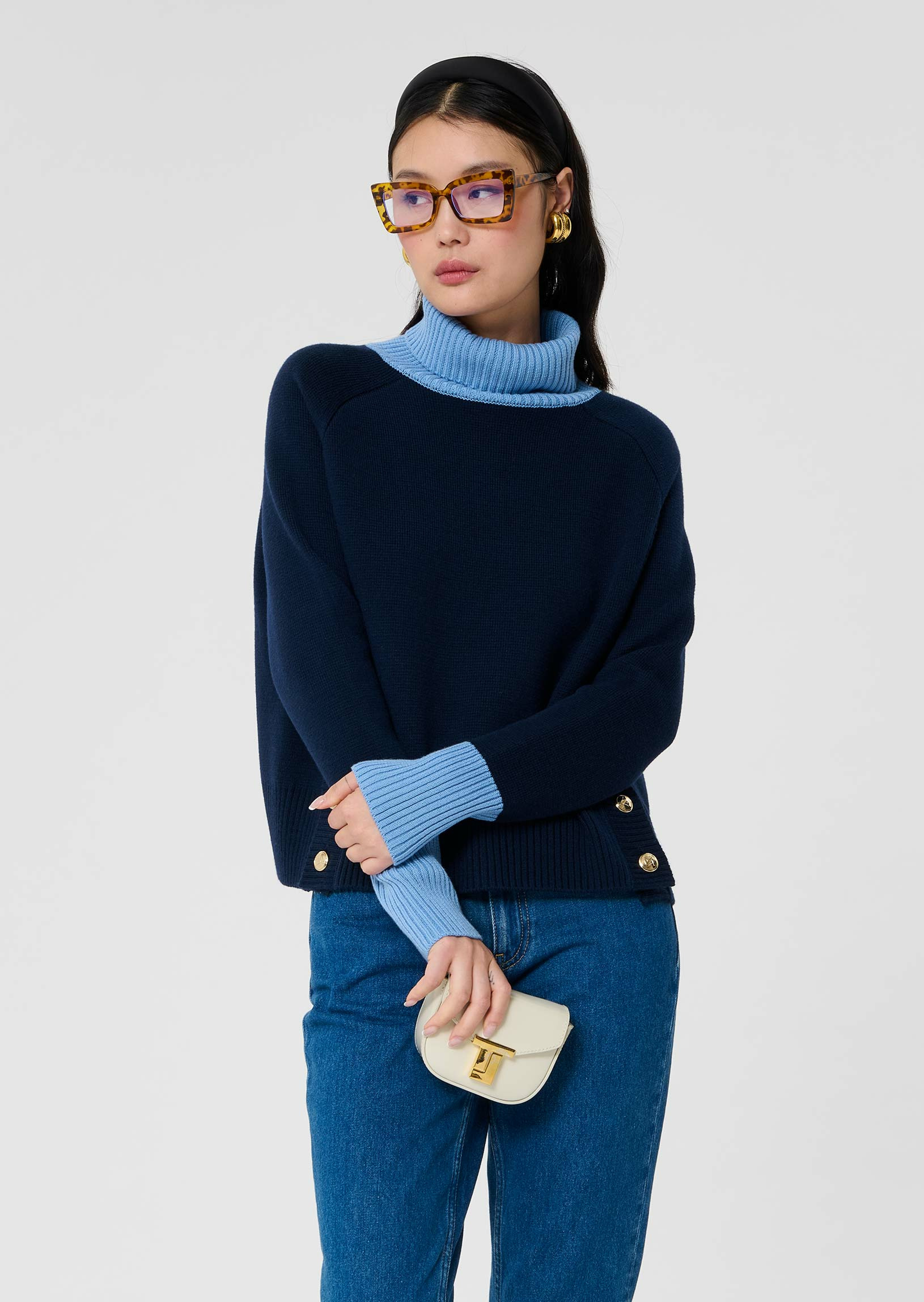 Pull Prague-Nuit en Polyester