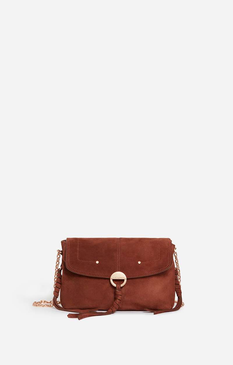 Petit Sac Othilia En Cuir Velours En Cuir