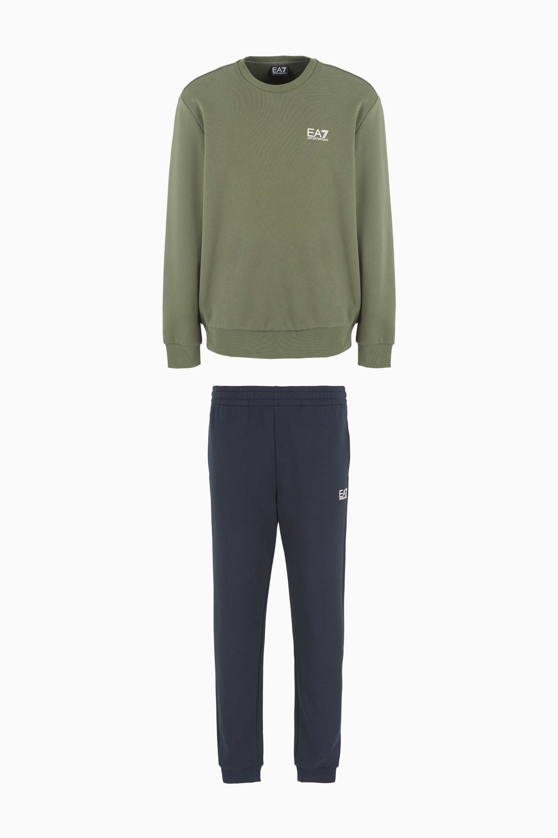 Tuta sportiva-vert/bleu