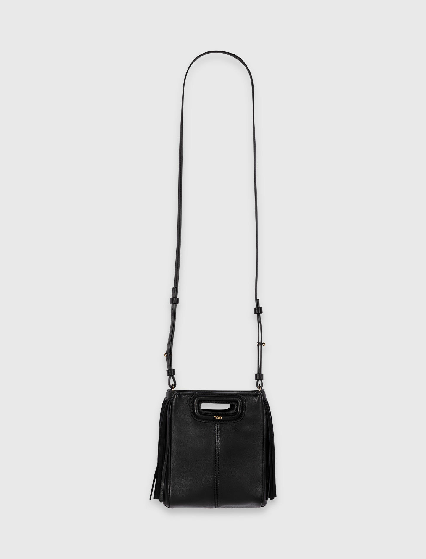 Sac M mini en cuir lisse