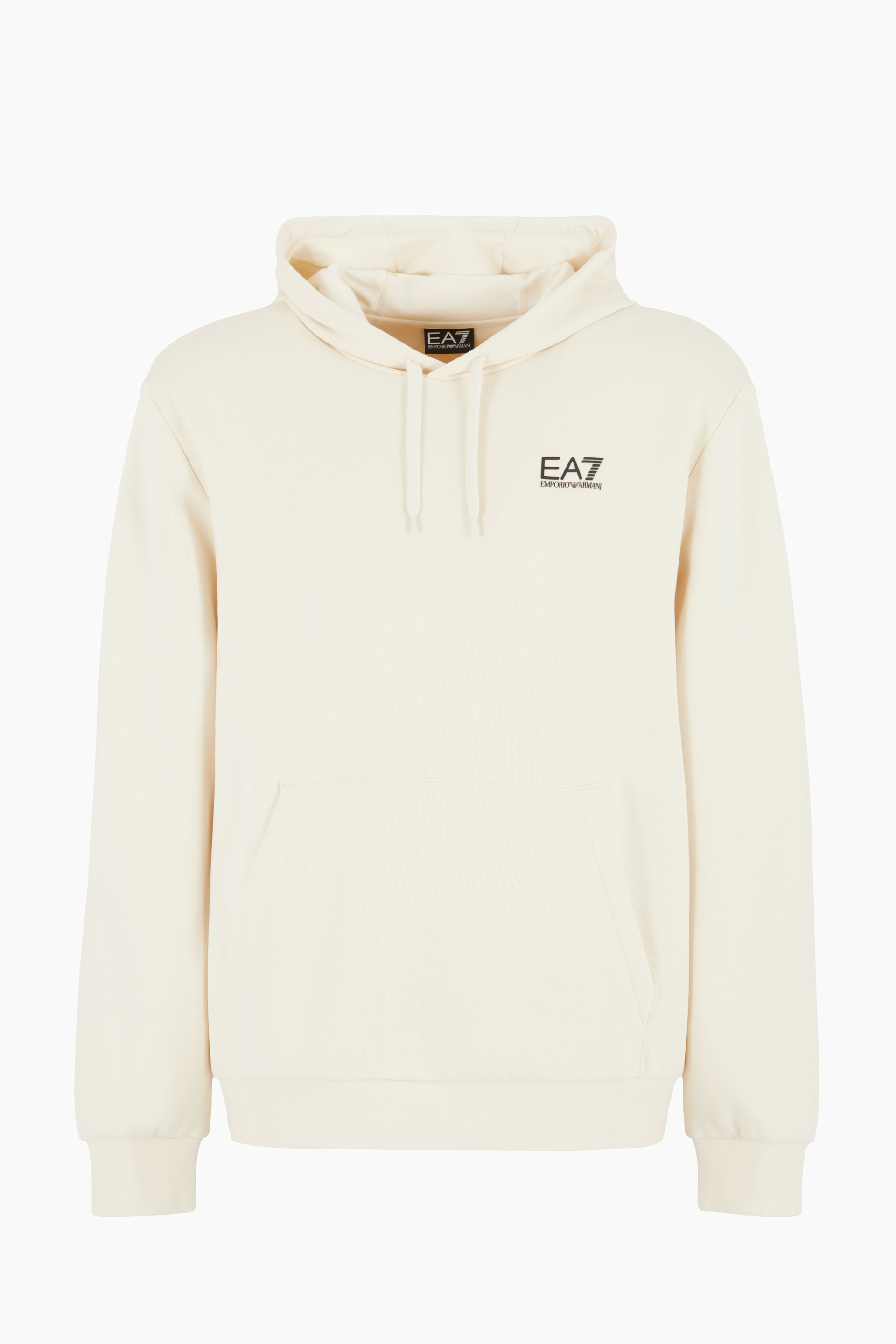 Sweat-shirt - gris à capuche blanche