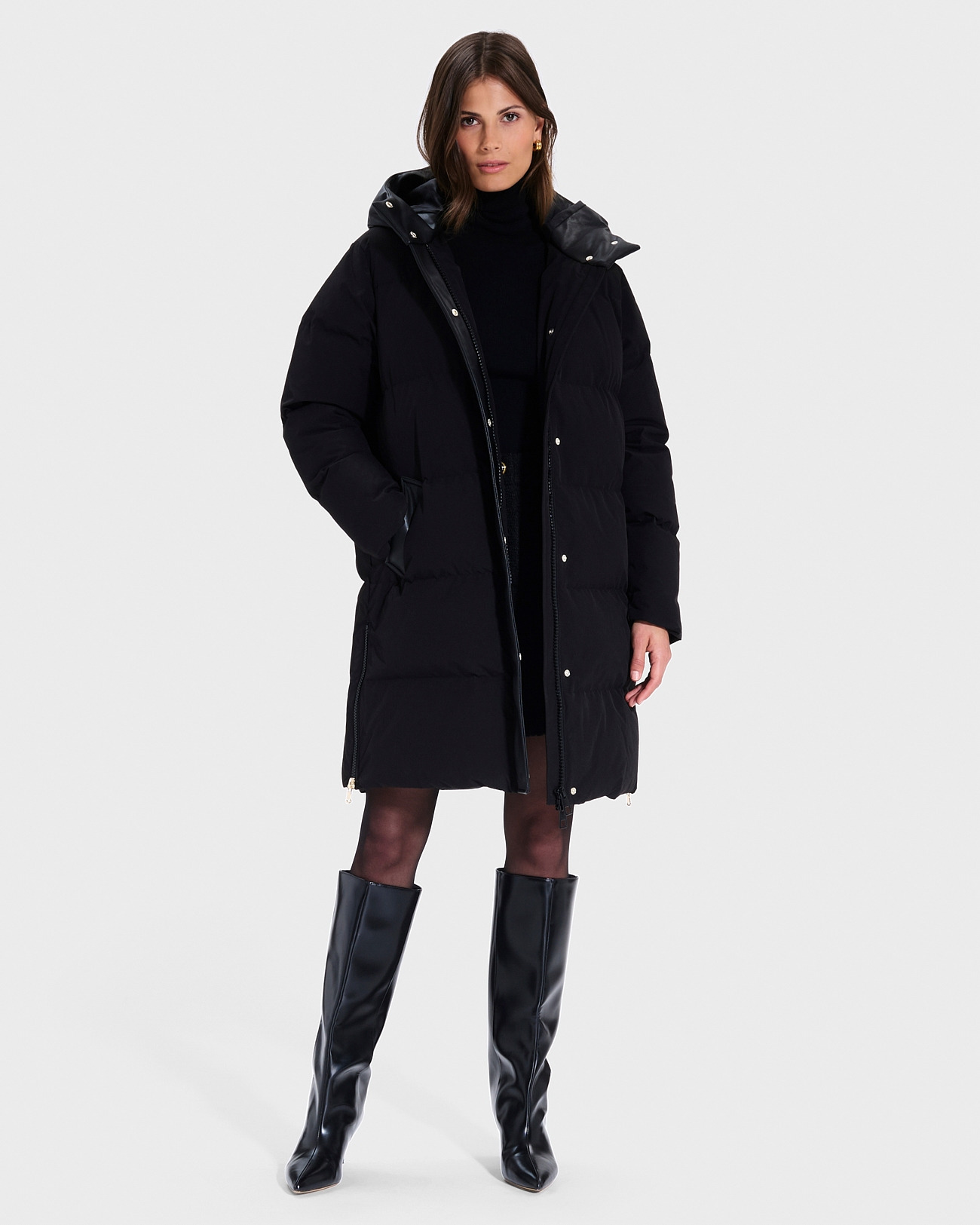 Doudoune Ditsa Noir en Polyuréthane