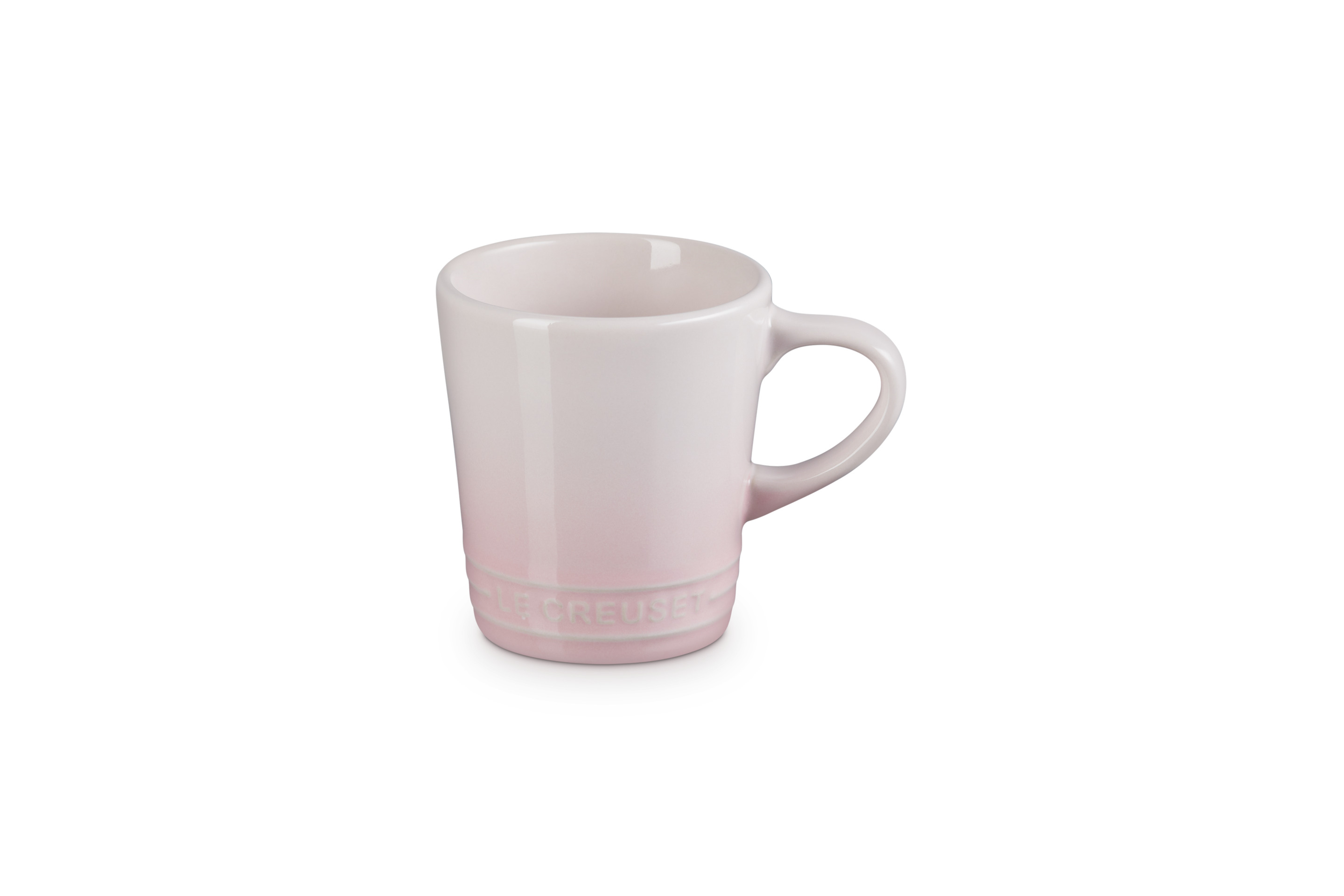Tasse espresso V 100ml en céramique shell pink