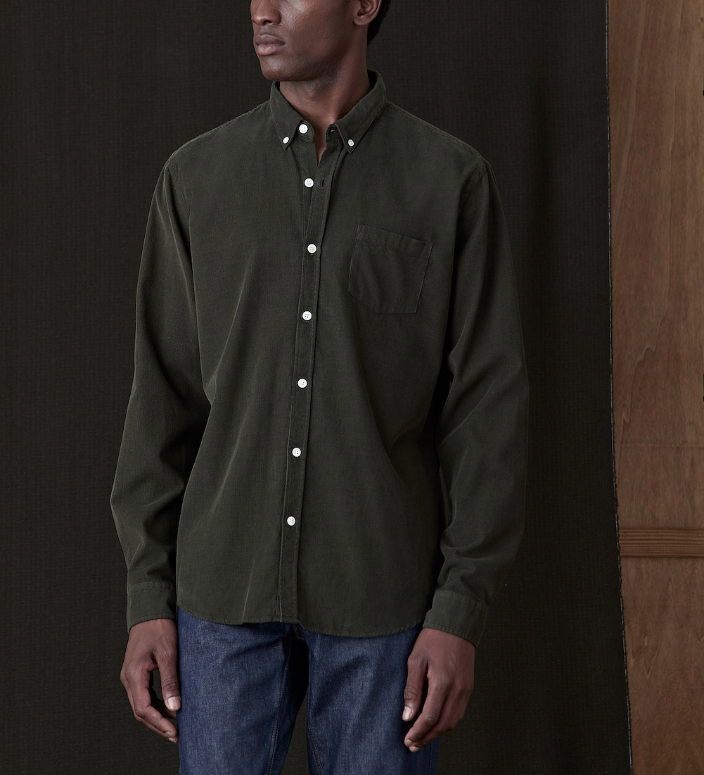 Chemise en velours Tribeca Conifer