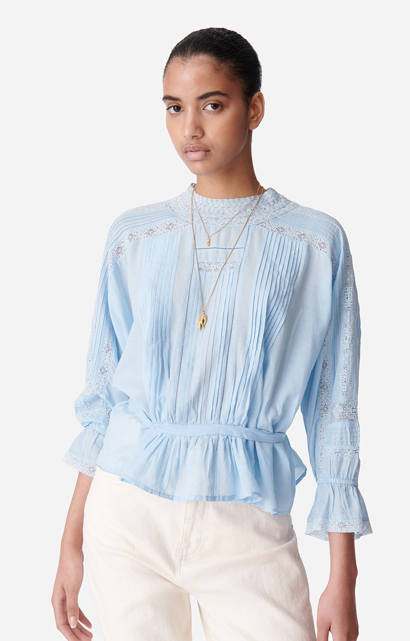 Blouse Viva En Coton Et Viscose