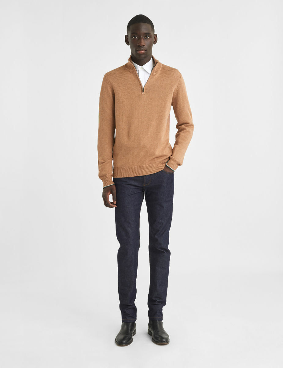 Pull Benjamin en laine beige