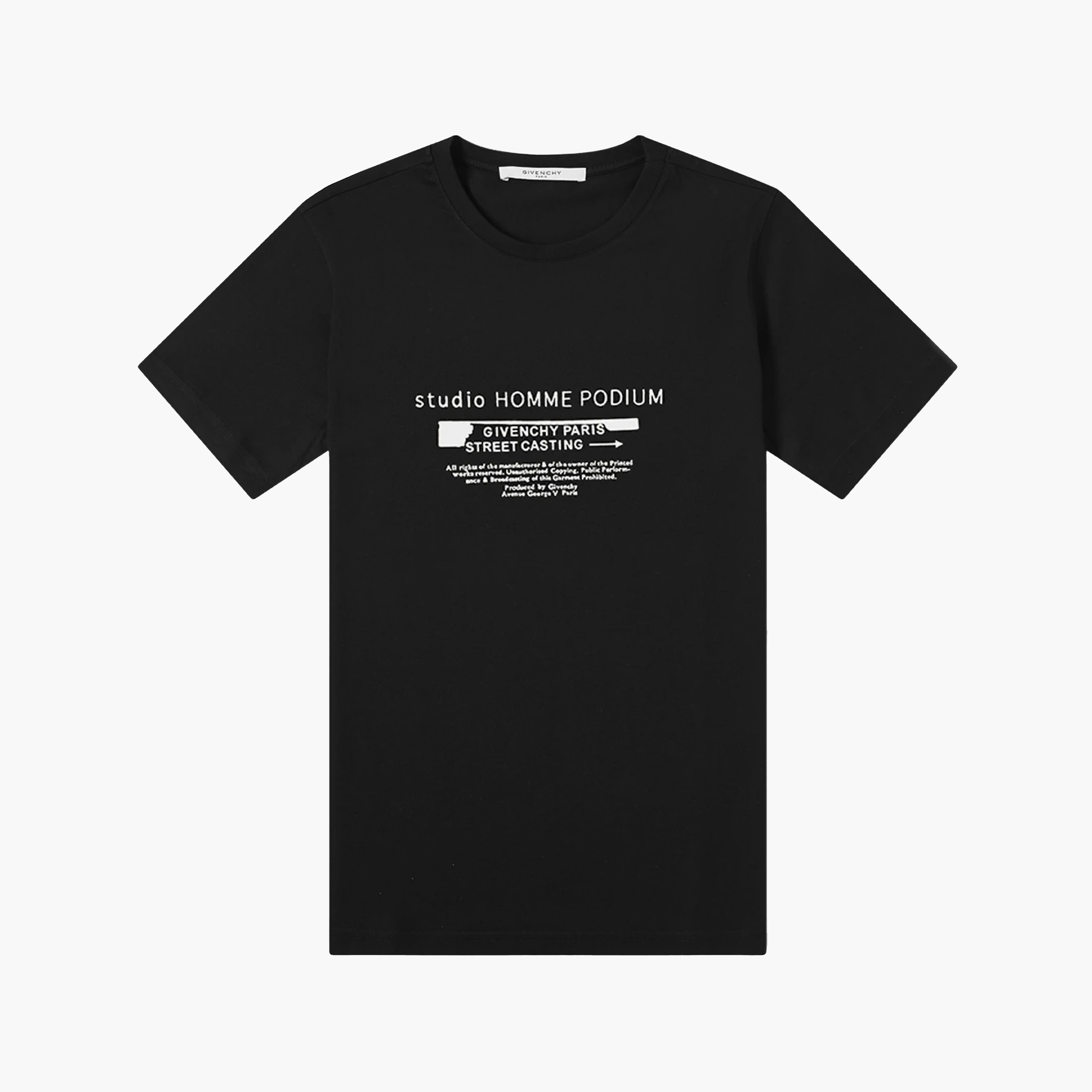 Givenchy T-shirt Studio Homme Noir