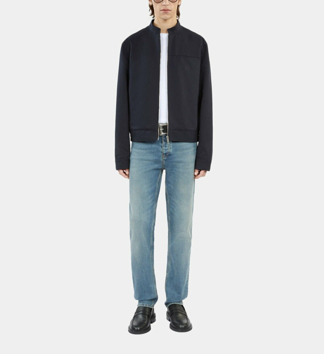 Blouson Worker Bleu Marine Homme