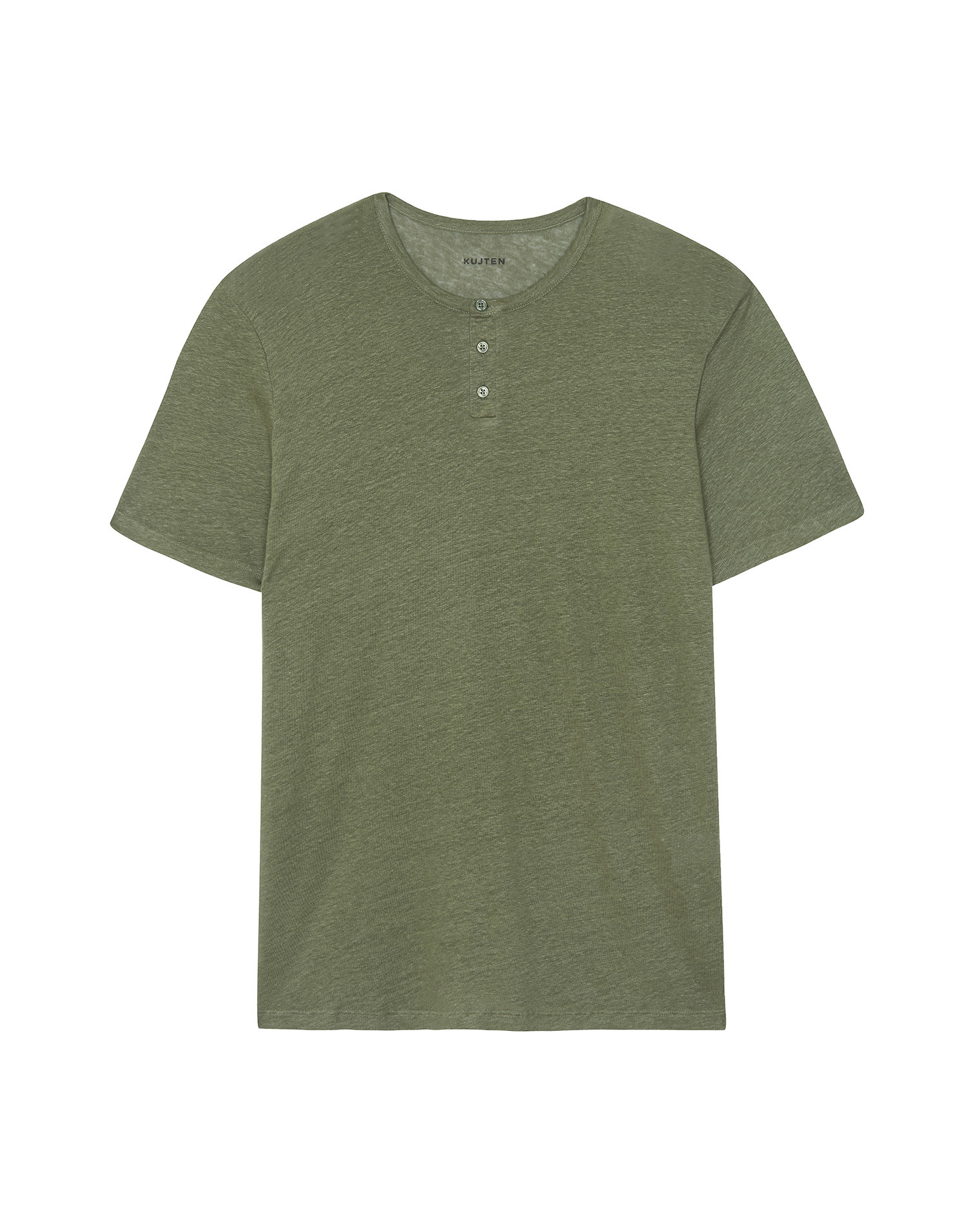 T-Shirt Lino T-Shirt Col Tunisien Lin