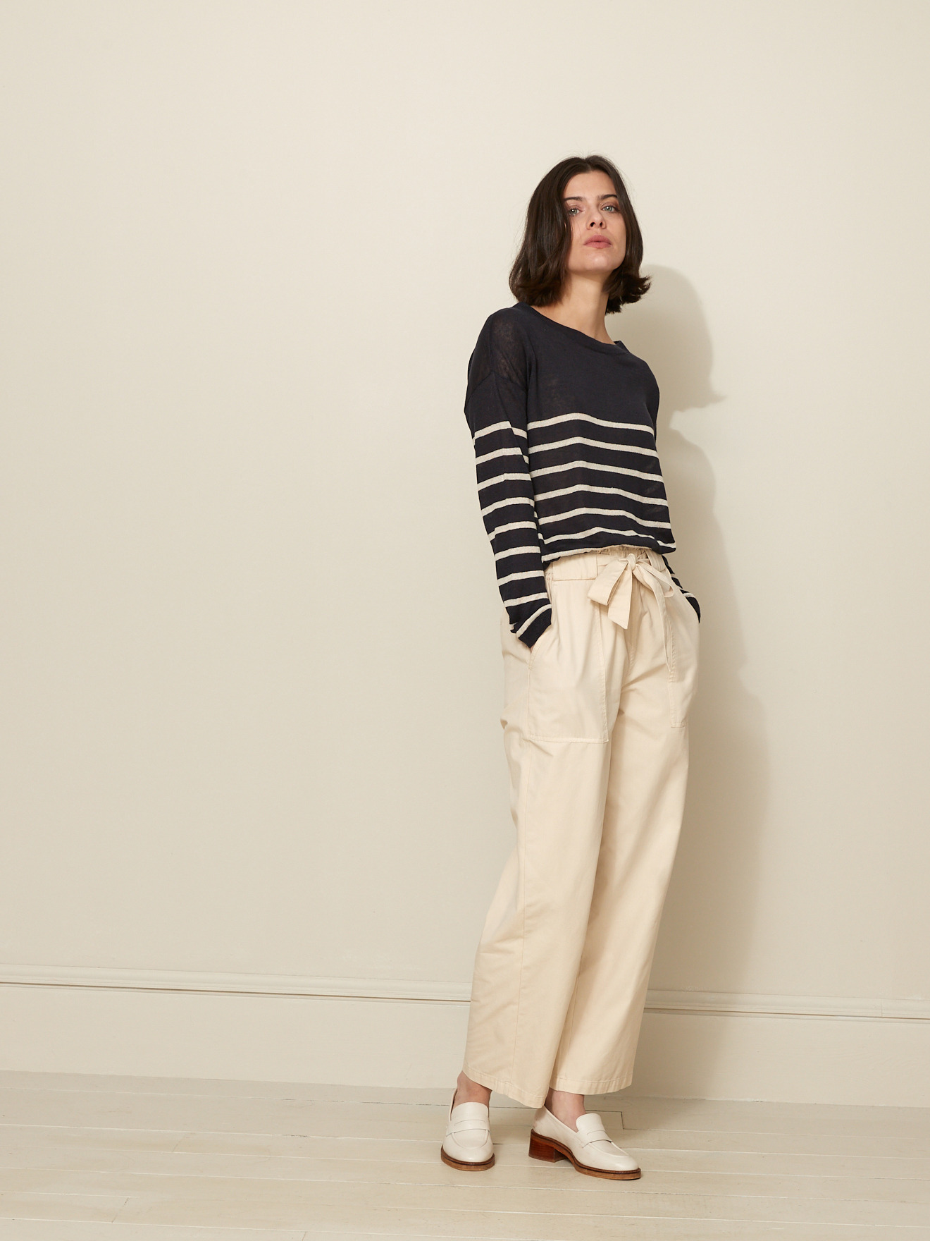 PANTALON CEINTURE DROIT