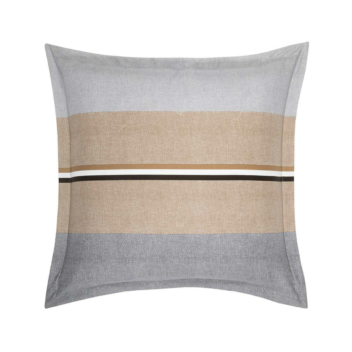 BOSS Home - Taie d'oreiller en satin de coton, Iconic Stripe