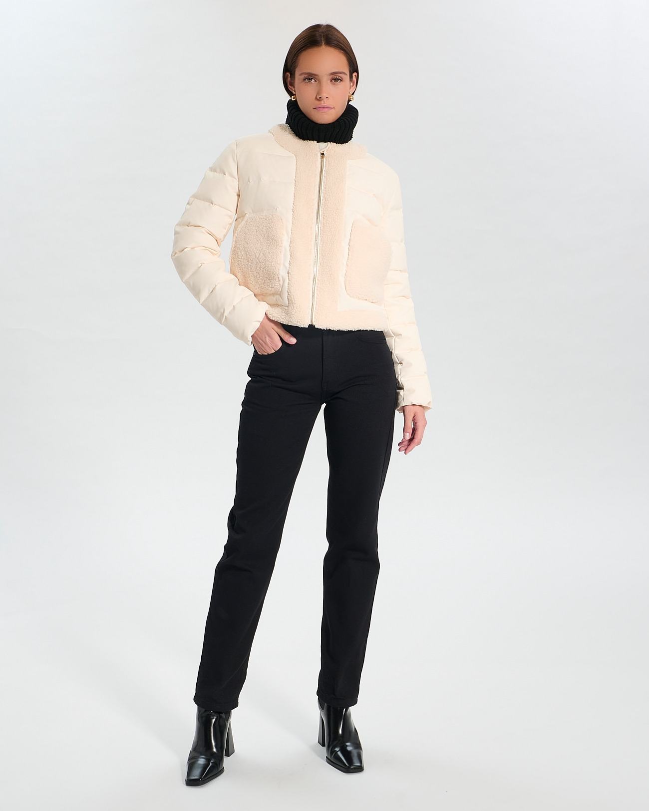 Doudoune Déesse Ecru en Polyester