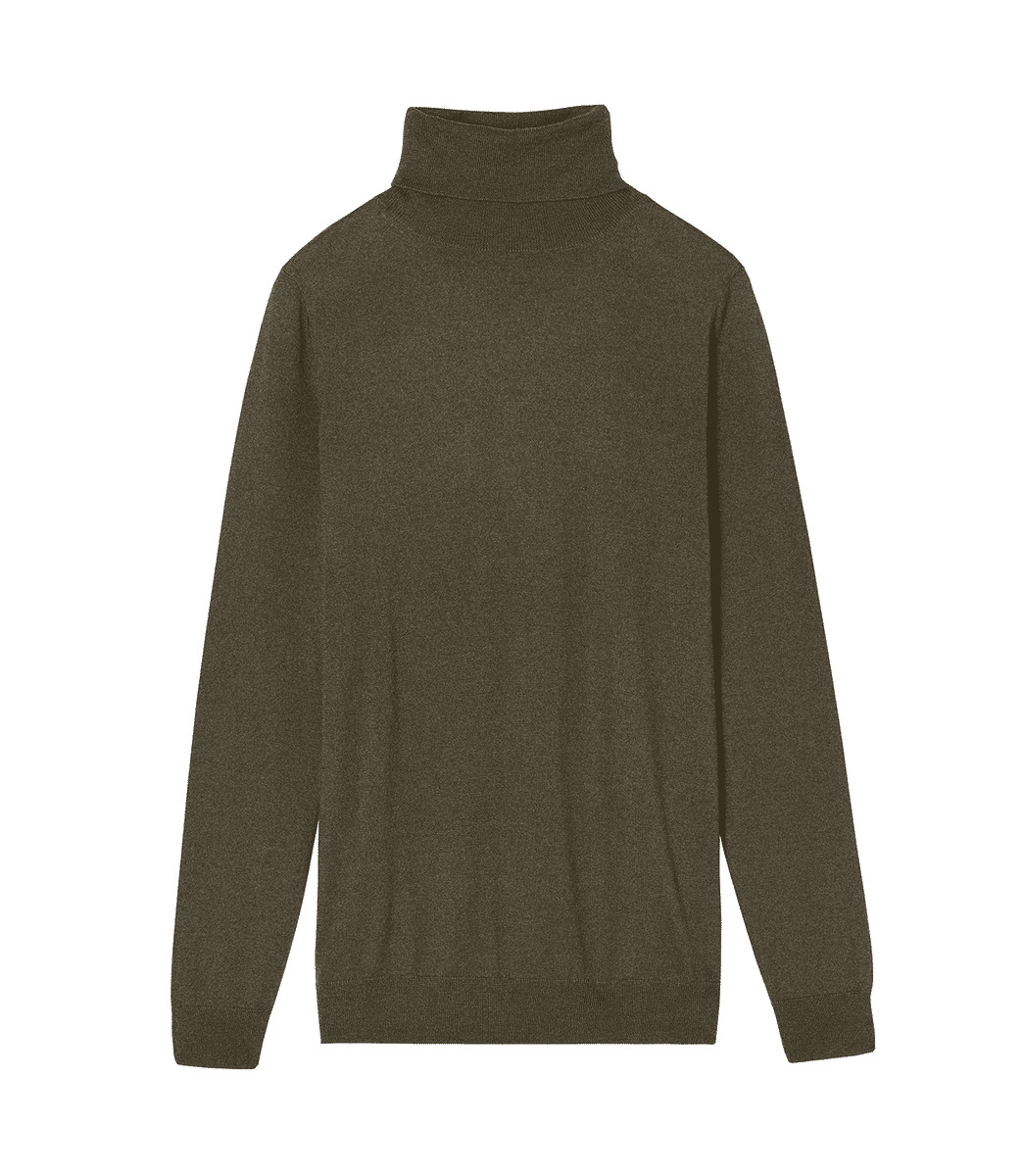 Col roulé ultrafin - Femme - KAKI