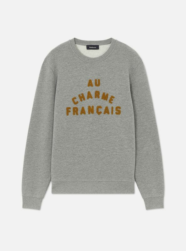 Sweat Legend Gris Chiné et Honeycomb