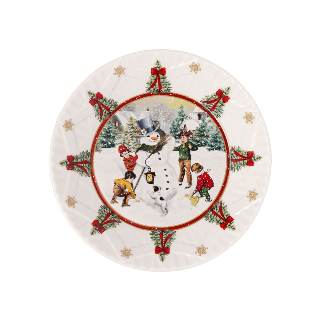 Toy’s Fantasy assiette creuse bonhomme de neige, 25 cm ø