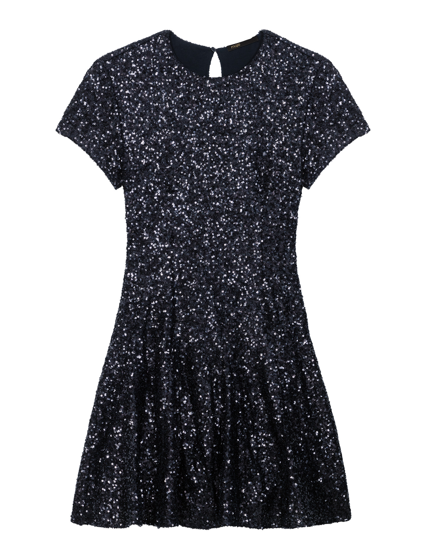 Robe courte à sequins