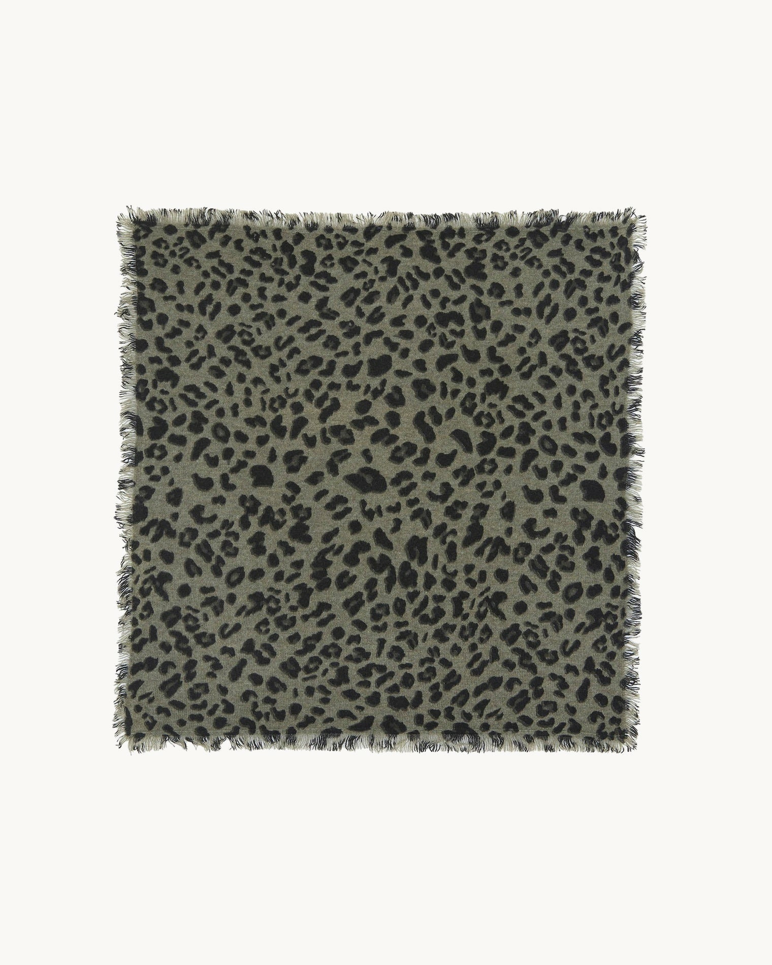 Petit Bandana Hachi Leopard kaki chiné
