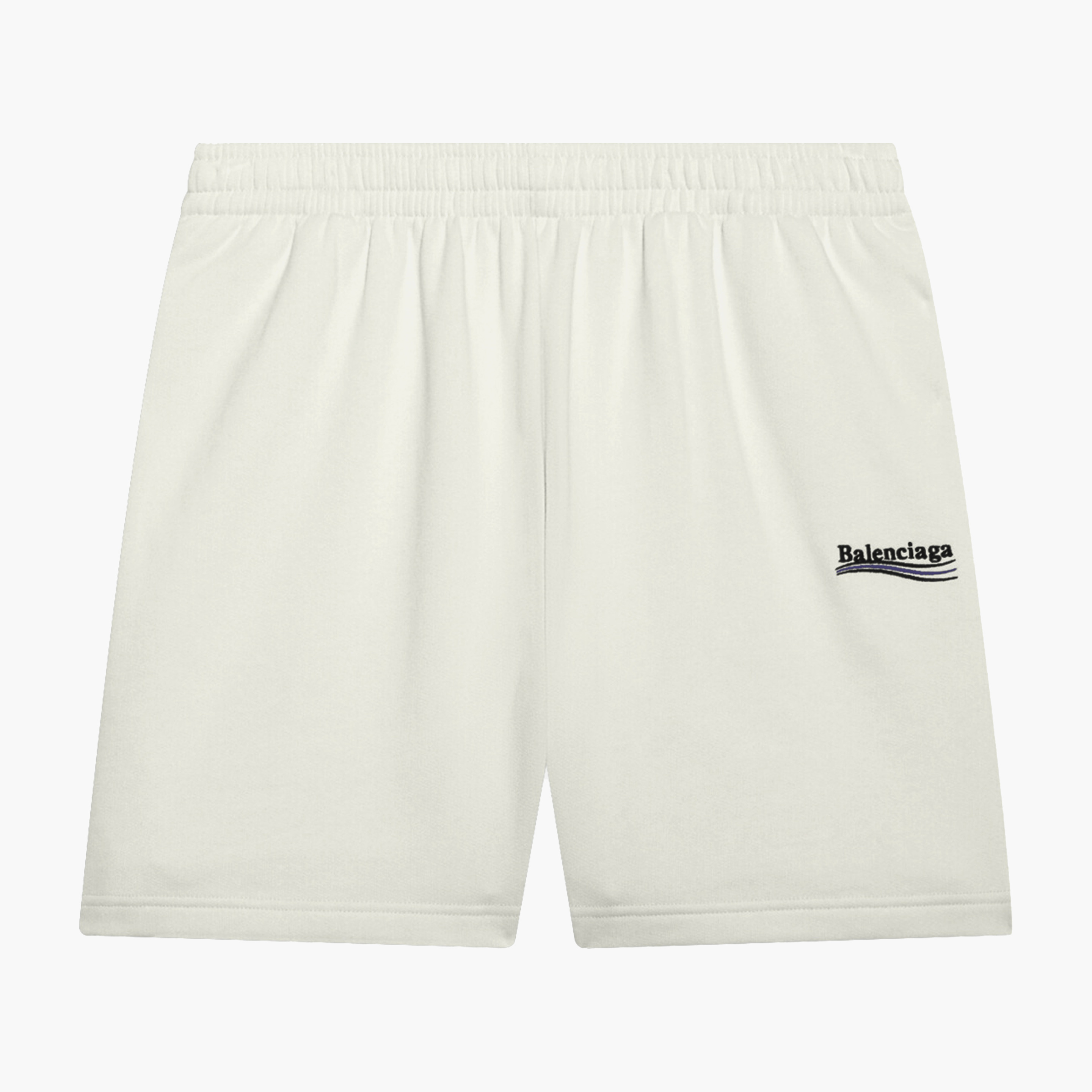 Balenciaga Sweatshorts - Political Campaign - Cream