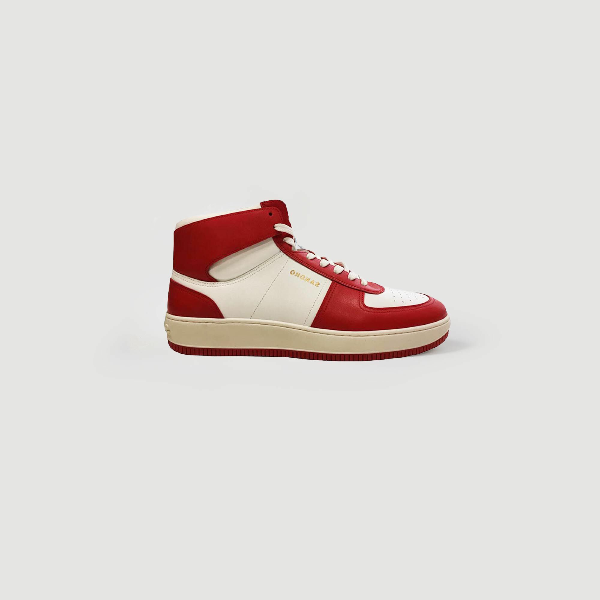 Sneakers montantes en cuir
