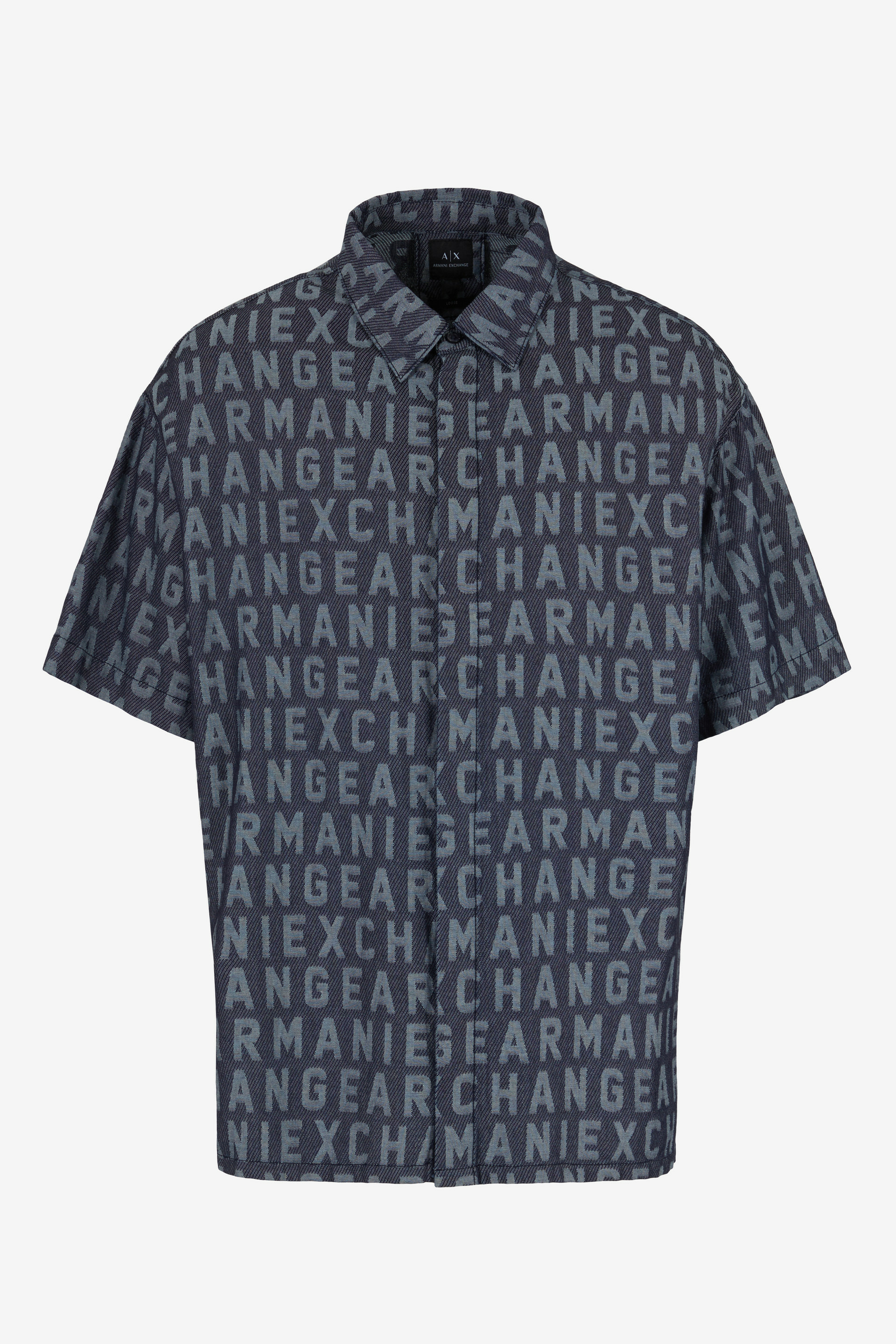 Camicia-Jacquard Indigo