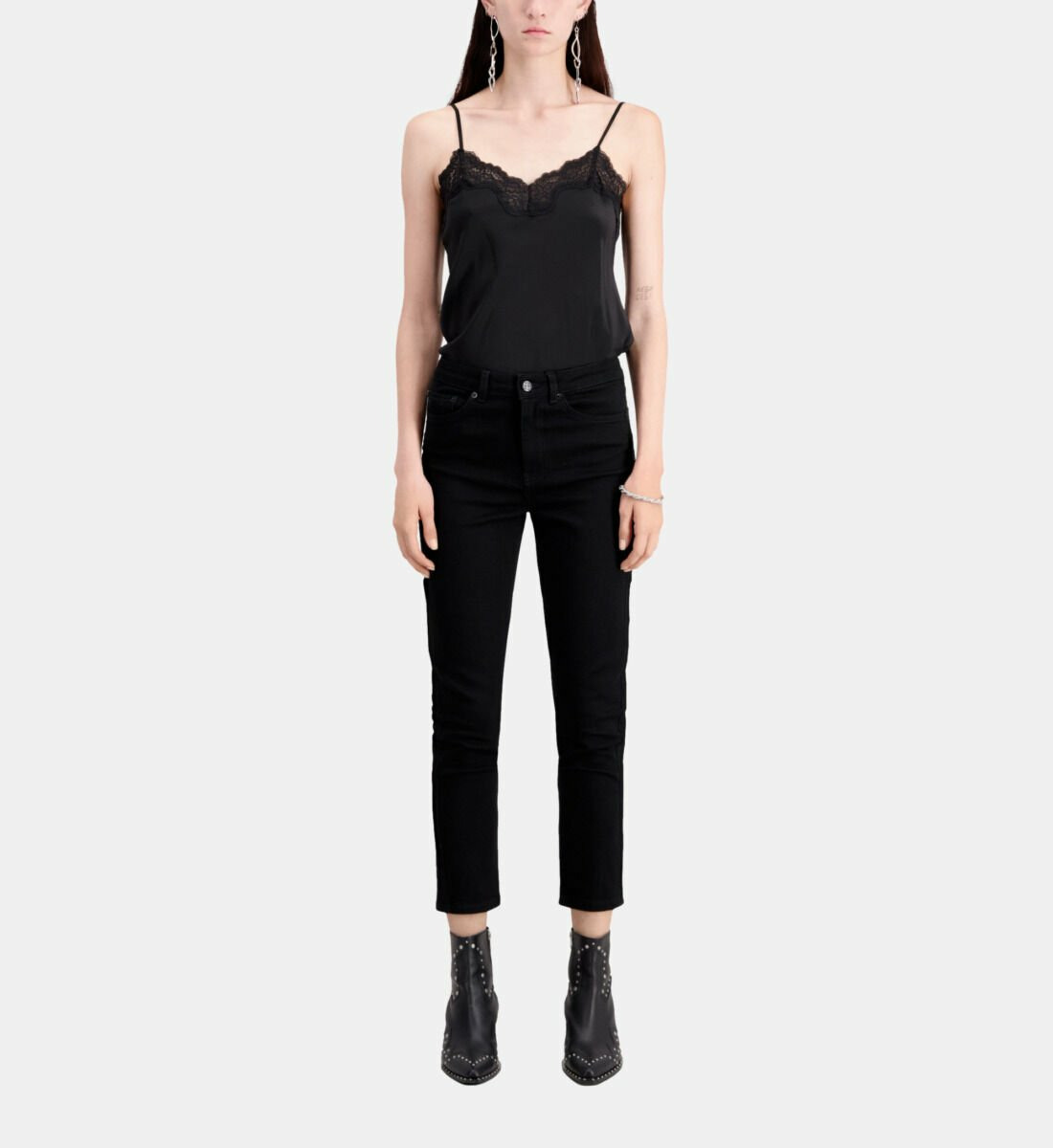 Jean Slim Noir Femme