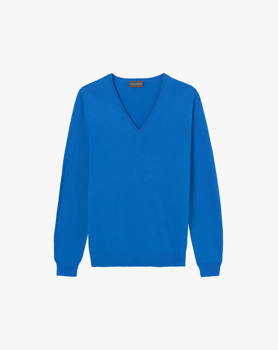 Pull V d'été - Homme - BLEU DE FRANCE