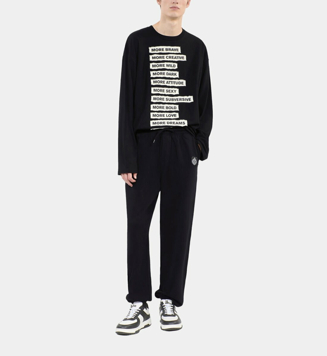 Bas De Jogging Blason Noir Homme