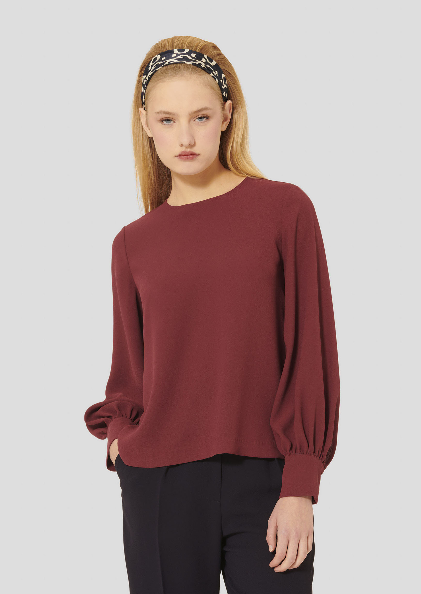 Top Tacci-Bordeaux en Polyester