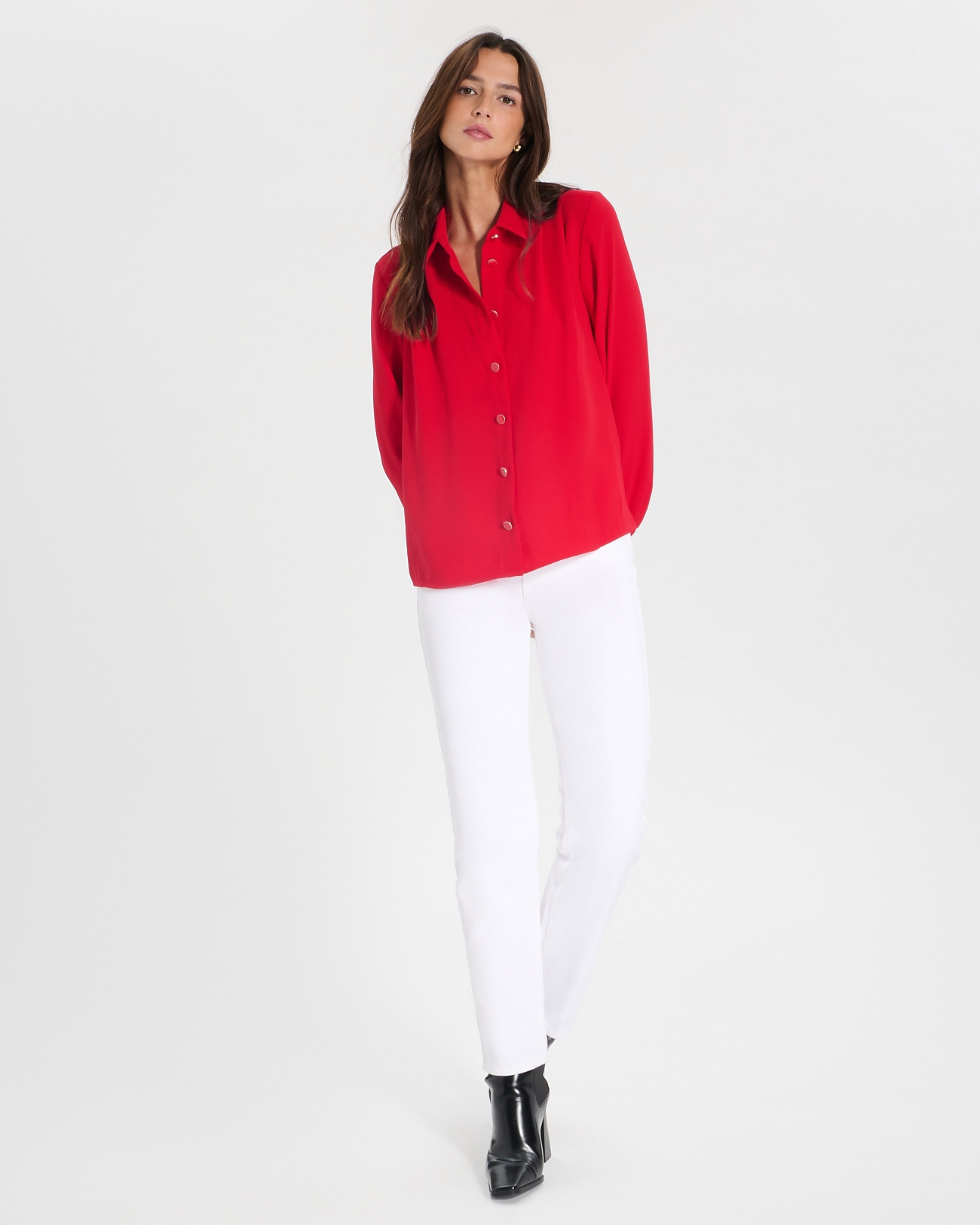 Top Tara Rouge en Polyester