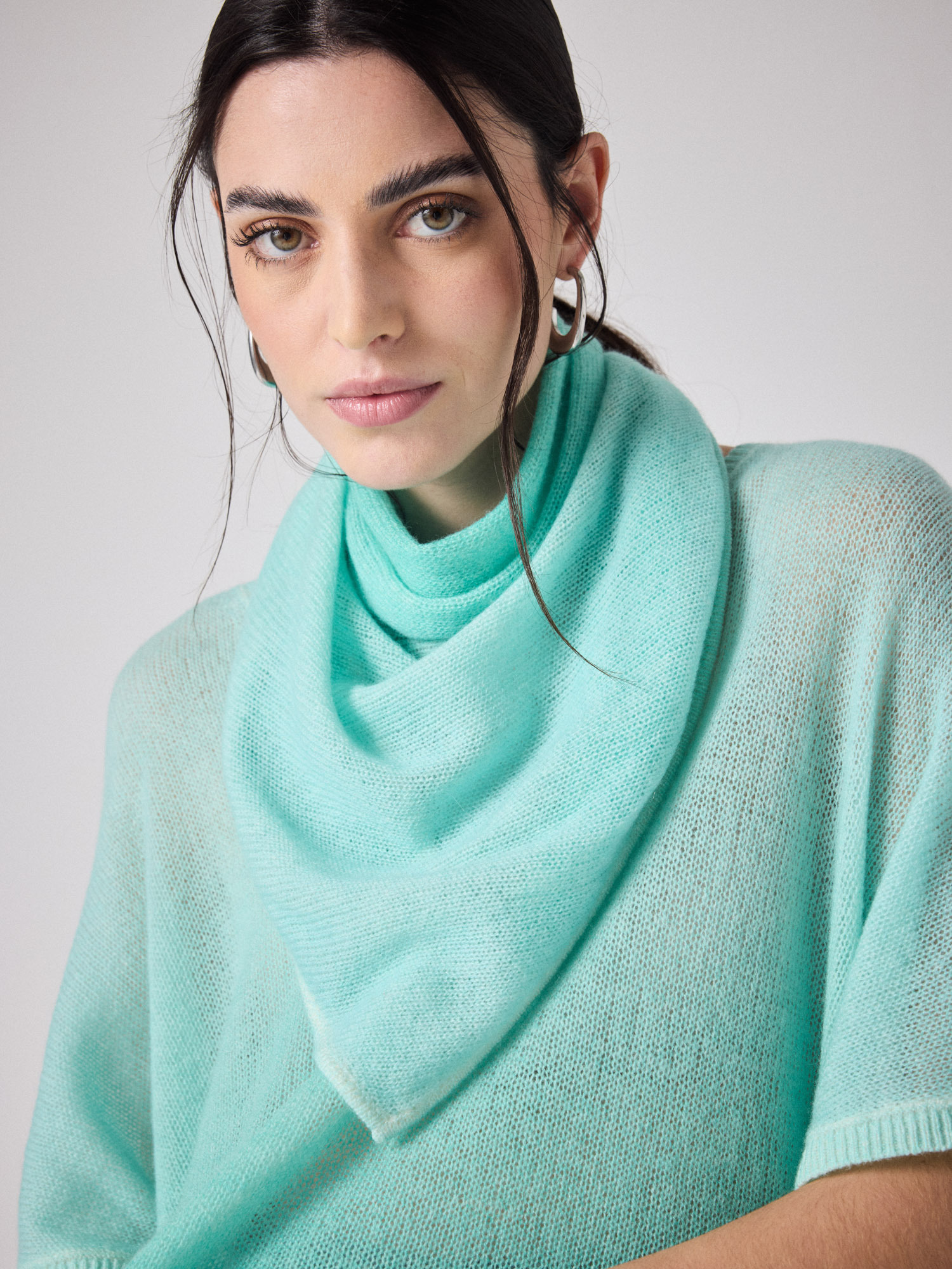 ECHARPE TRIANGLE HERIA AGAVE_ICE