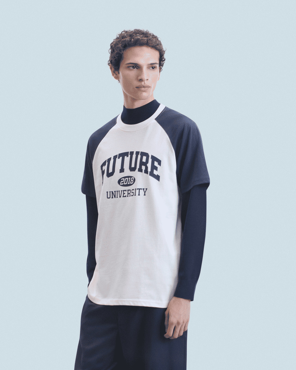 T-shirt Col Rond Manches Courtes Future University