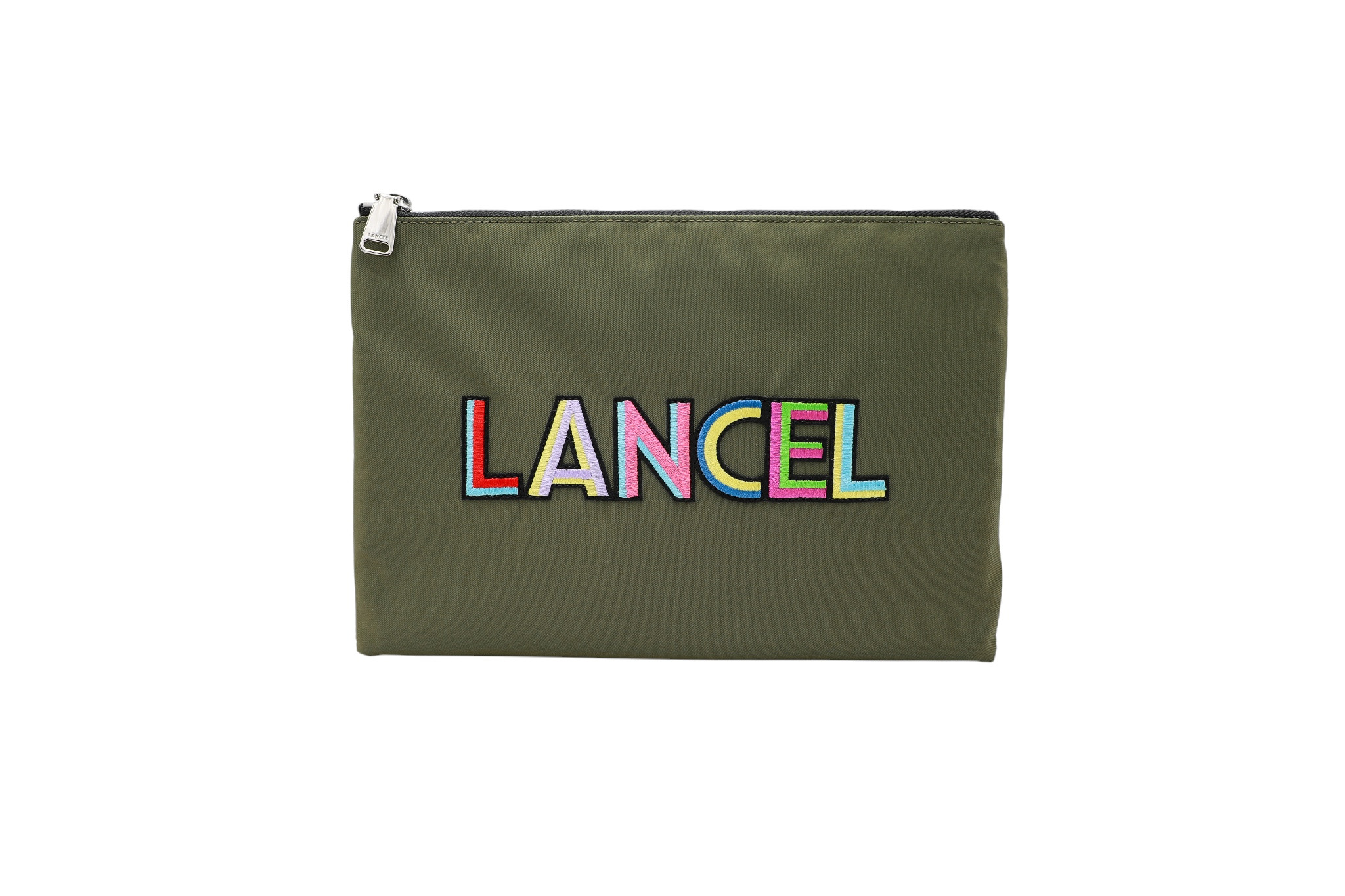 LOU - POCHETTE ZIPPE - Kaki