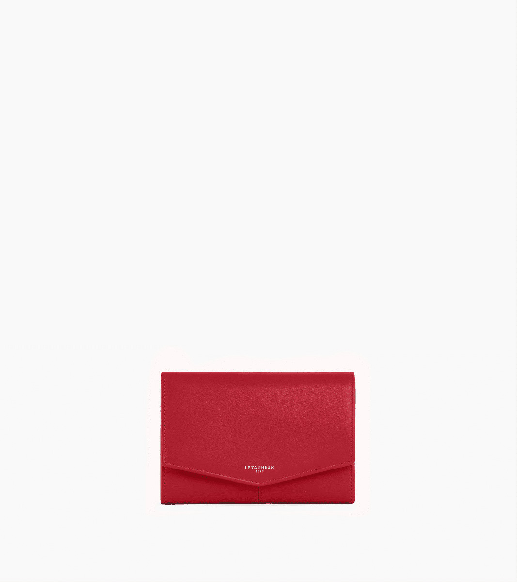 Portefeuille moyen modèle Charlotte en cuir lisse