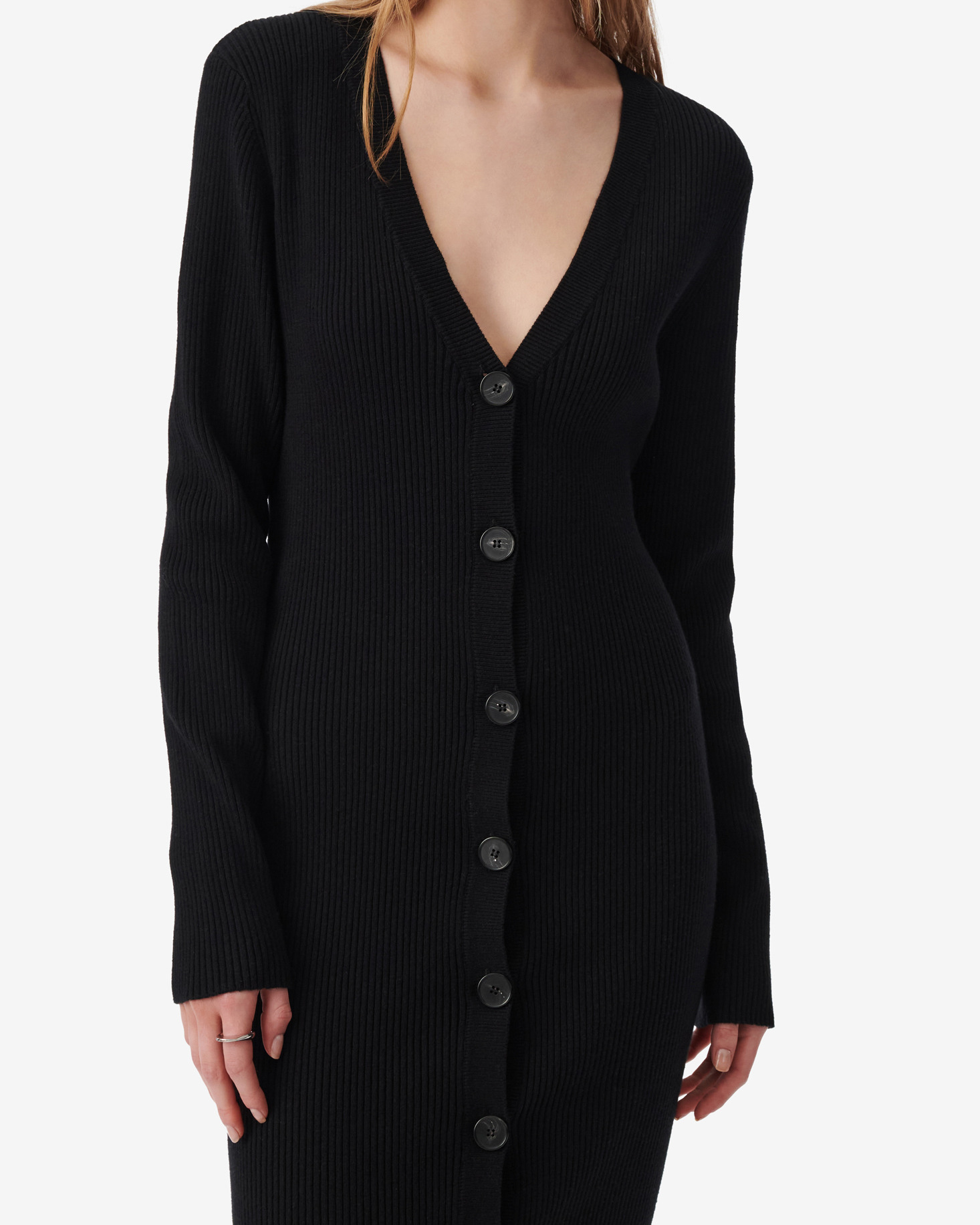 Robe Longue Côtelée