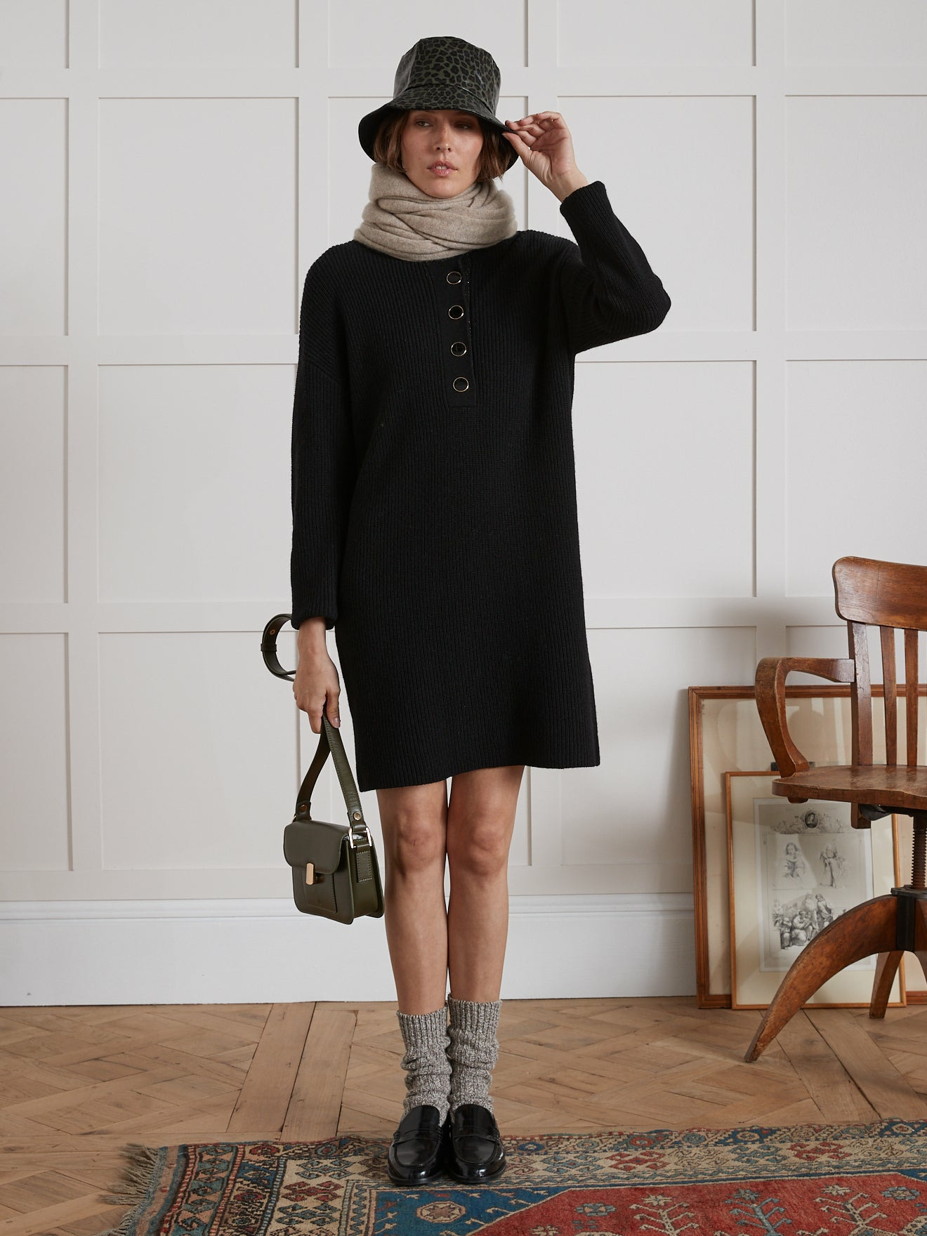 ROBE PULL COTES