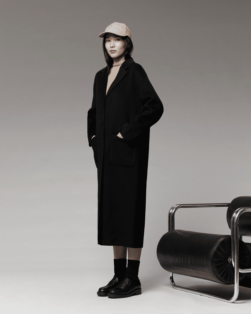 Outerwear Manteau Long Double Face