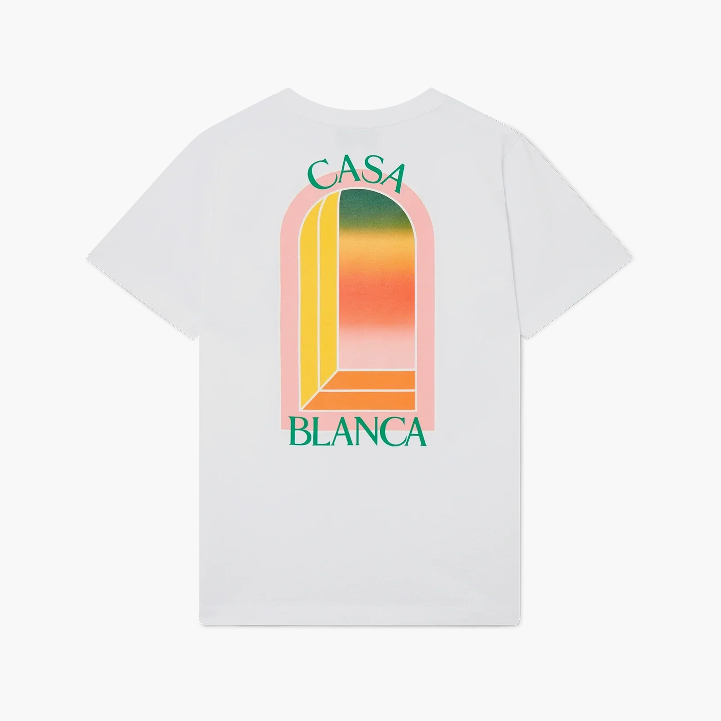 Casablanca T-Shirt Gradient L'Arche Blanc